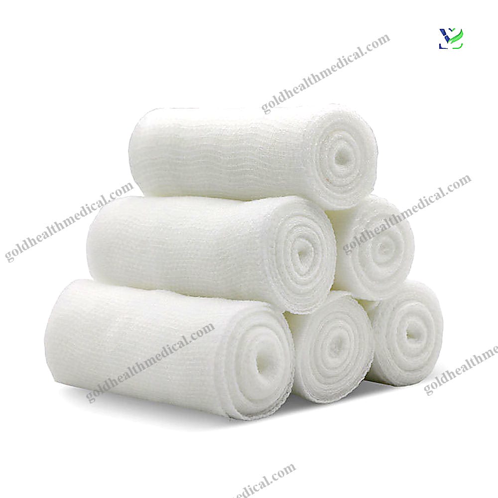 SZ Medical Gauze Bandage Roll with Tape 4 x