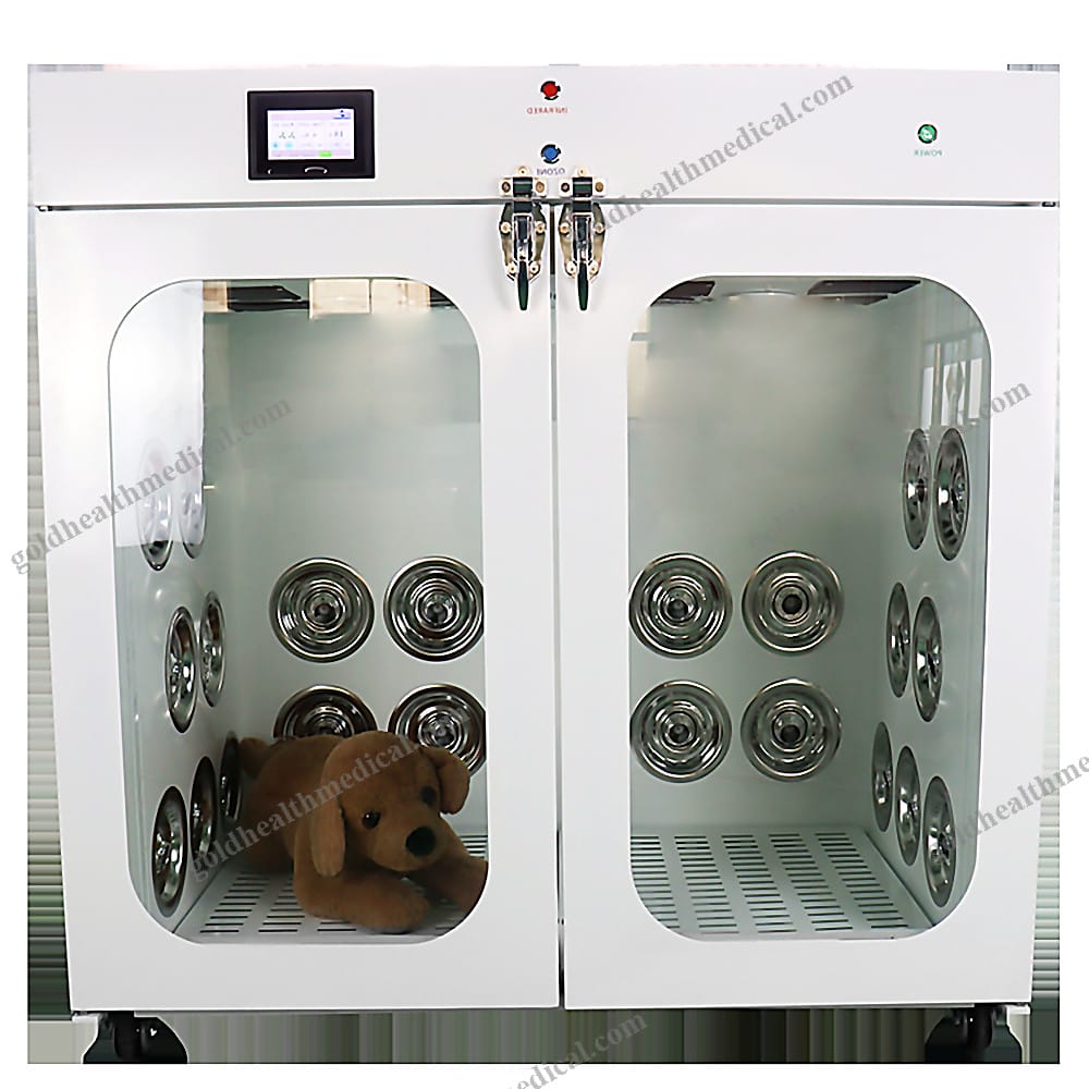 Auto Pet Dryer Room with LCD Display and Wind Control for Small Dogs