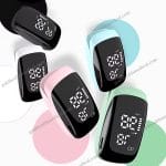 Fingertip Pulse Oximeter Rechargeable SpO2 Monitor Black