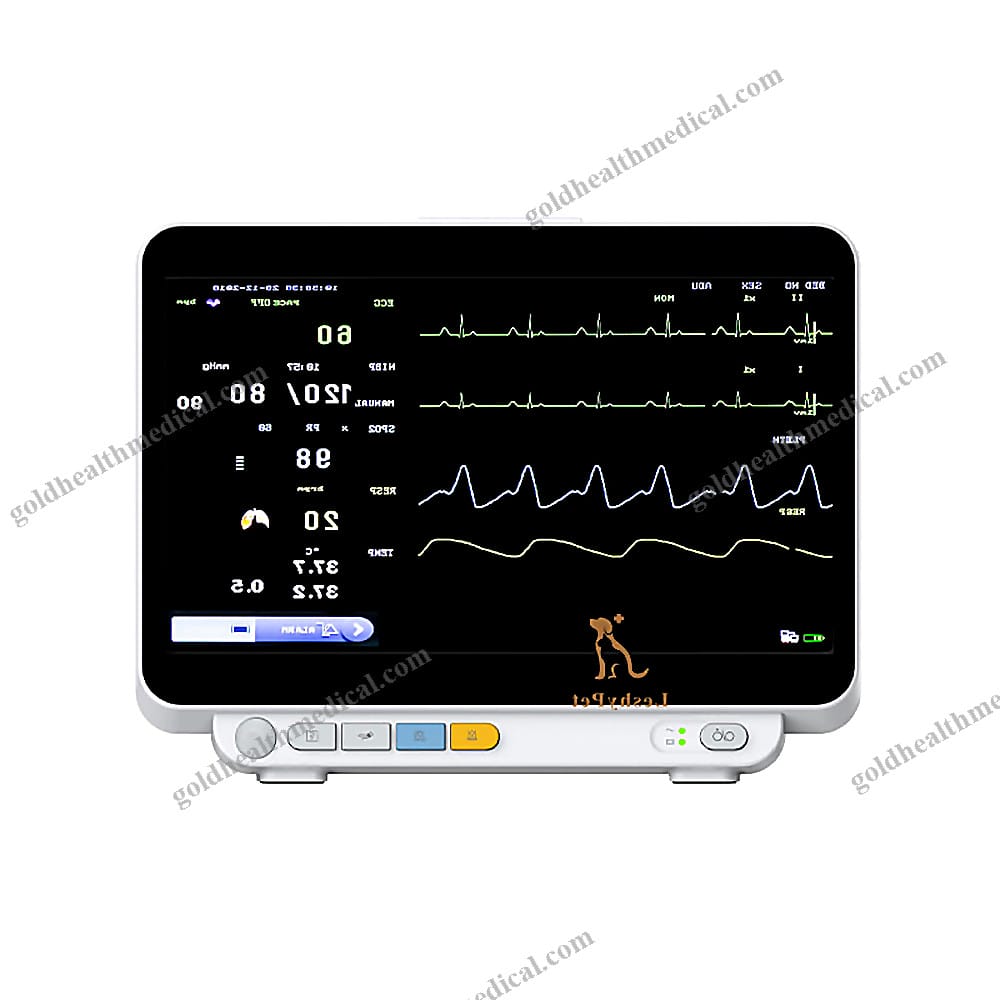 Leshypet Portable MultiParameter Veterinary Monitor with SpO2 Sensor