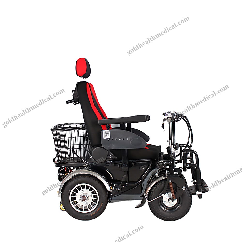Electric FourWheel Wheelchair with 48V Battery and 6