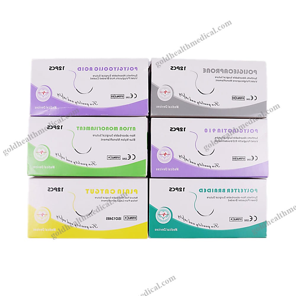 Veterinary Suture Kit with Needle PGAPDOSilkNylonC
