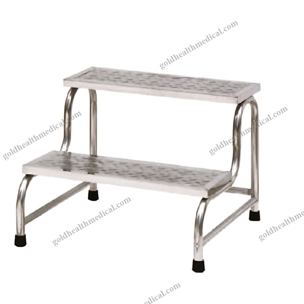304 Stainless Steel Double Step Operating Stool