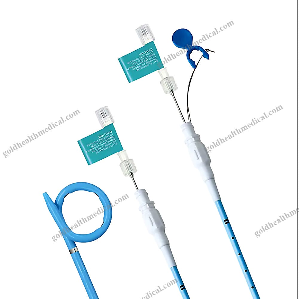 Pigtail Drainage Catheter for Abdominal Biliary Cyst