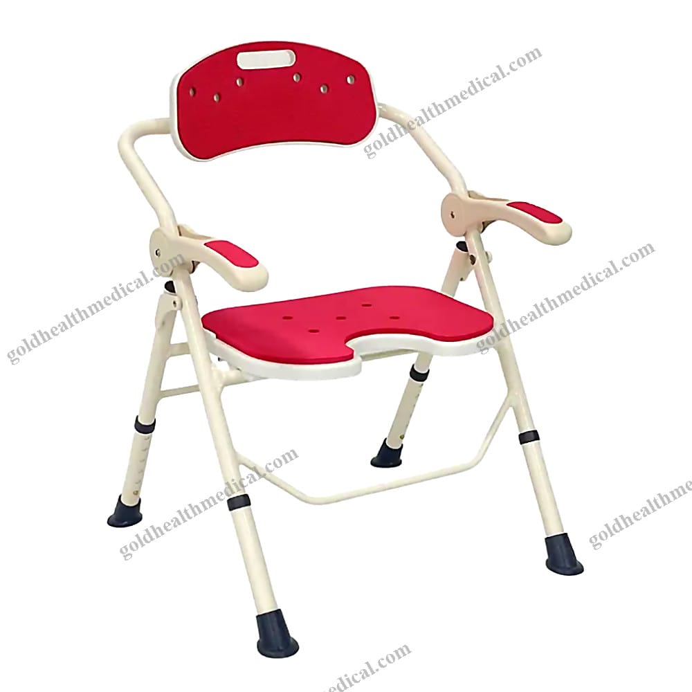 Elderly Aluminum Shower Commode Chair