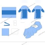 CSection Surgical Kit with Comprehensive Drapes and Tools