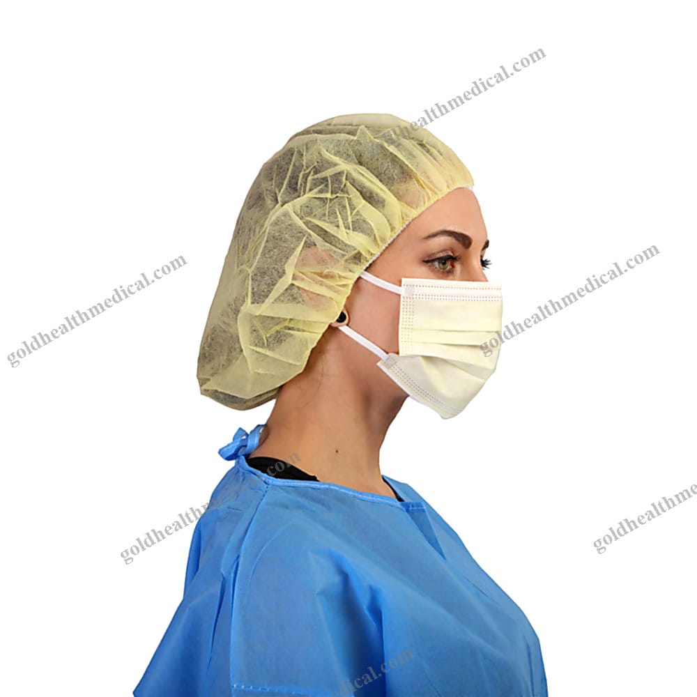 Disposable Bouffant Cap Nonwoven Surgical Hair Cover Net Dustproof Medical