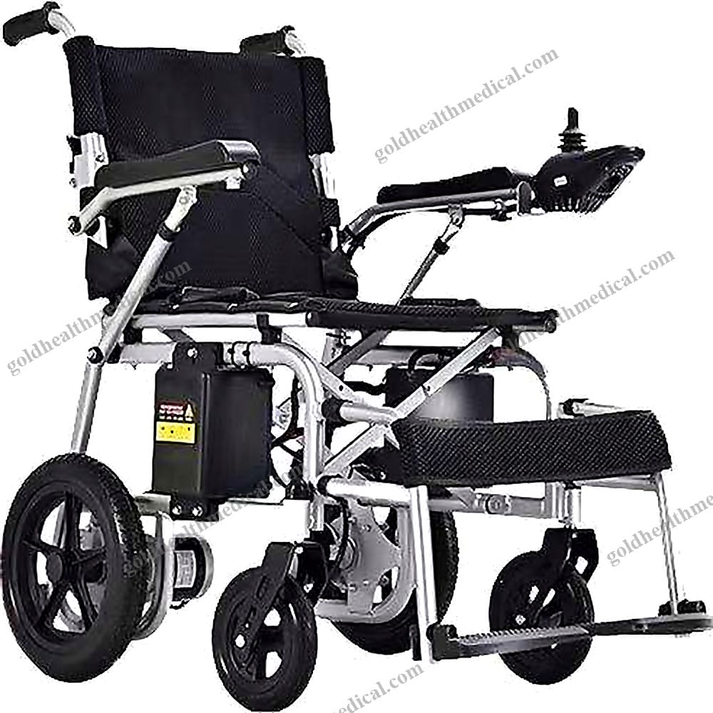 Lightweight Portable Electric Wheelchair with Battery Power