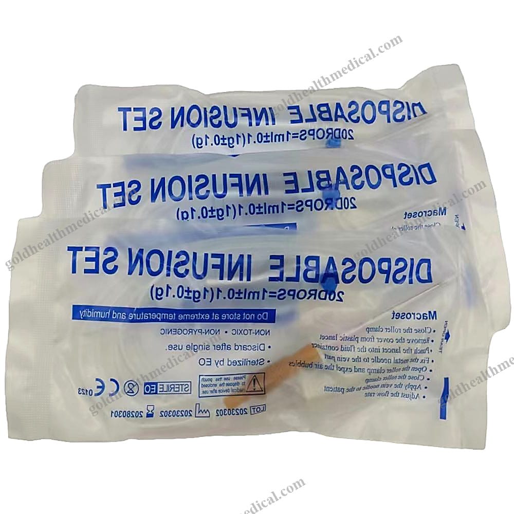 Sterile Disposable IV Infusion Set for Medical Use