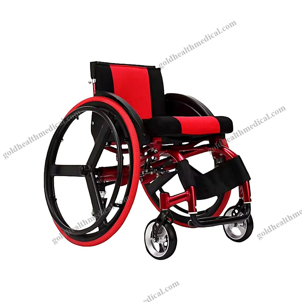 Aluminum Alloy Folding Wheelchair for All Ages