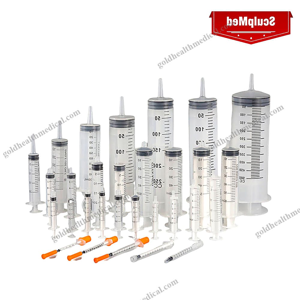SculpMed Luer Lock Syringes with Needle 1ml