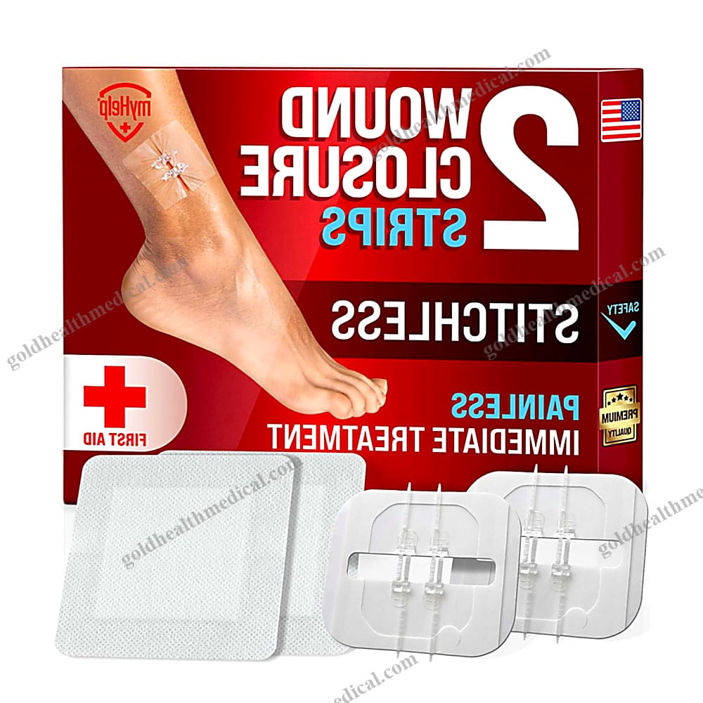Wound Closure Strip Kit NonInvasive Skin Zipper Butterfly Band
