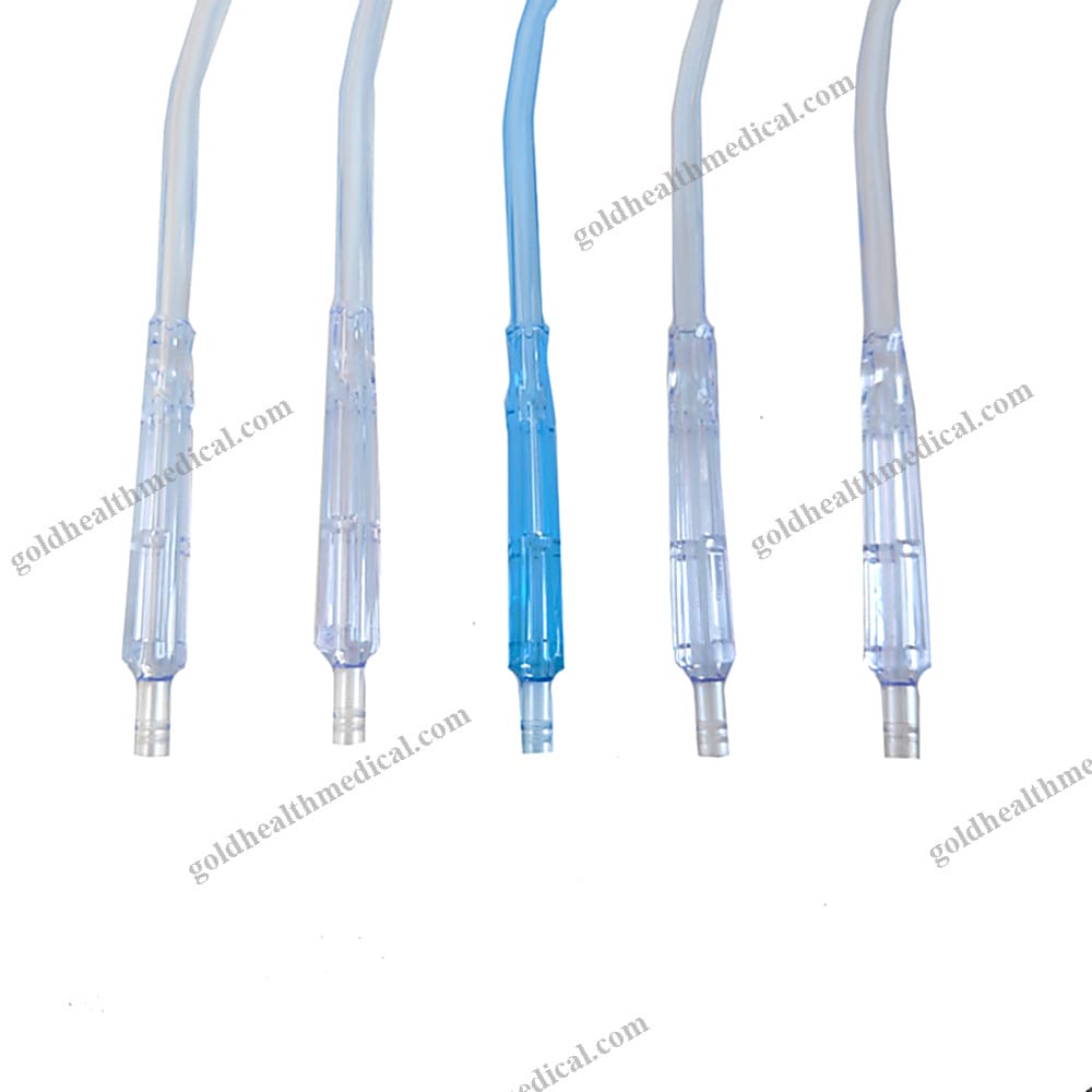 Yankauer Suction Handle with Crown Tip for Dental Use