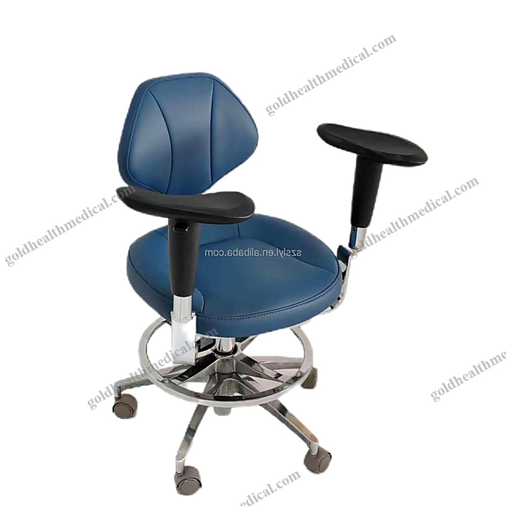 ErgoDent Pro Chair with Adjustable Backrest and Armrest