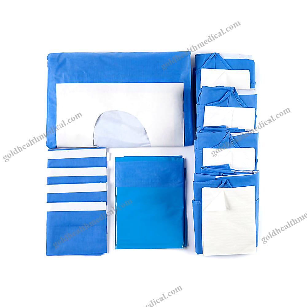 Sterile CSection Surgical Pack with Disposable Cesarean Drape Set