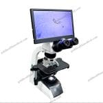 Trinocular Biological Microscope with Optical System and Screen