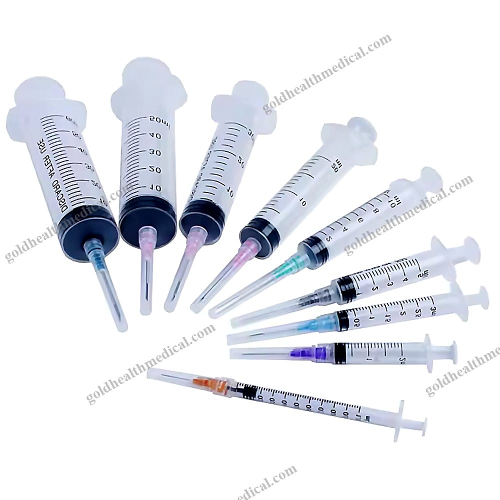 Medical Disposable Syringe with Sterile Luer Lock Needle