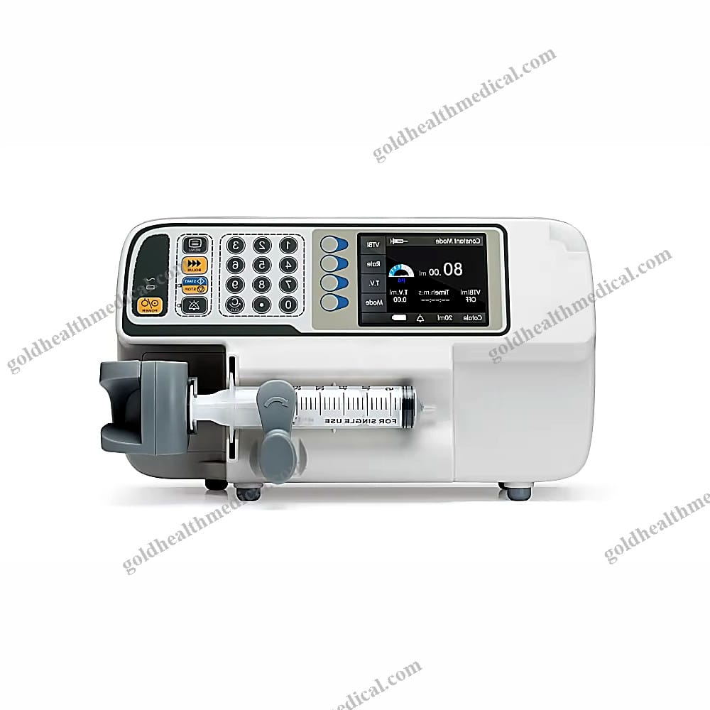 HighPrecision Portable Syringe Pump with LCD Screen for Medical and Veterinary Use