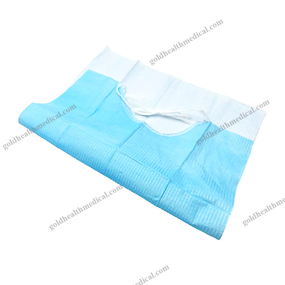 Disposable Dental Bib Roll with Tie Lanyard