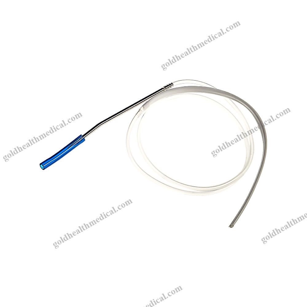 Silicone Round Fluted Drainage Tube Medical Wound Drainage System