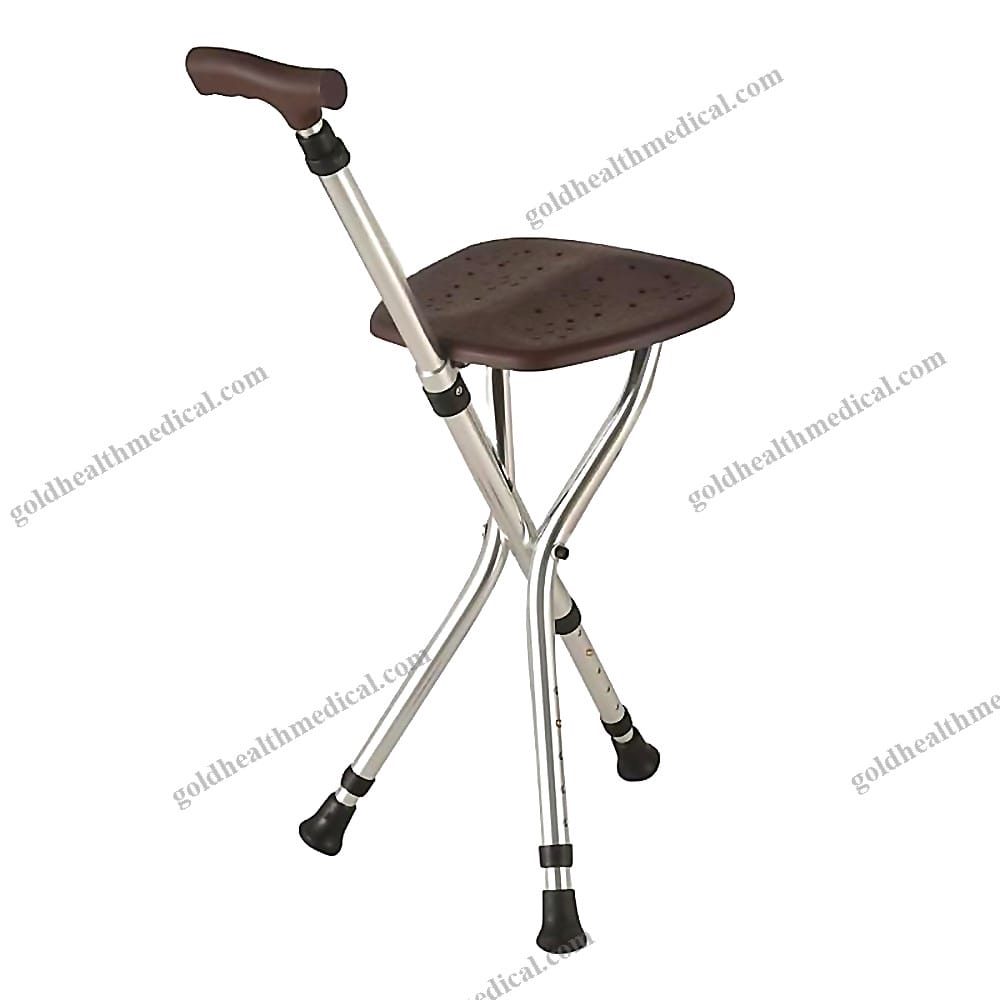 Portable Hiking Crutch Stool with Seat