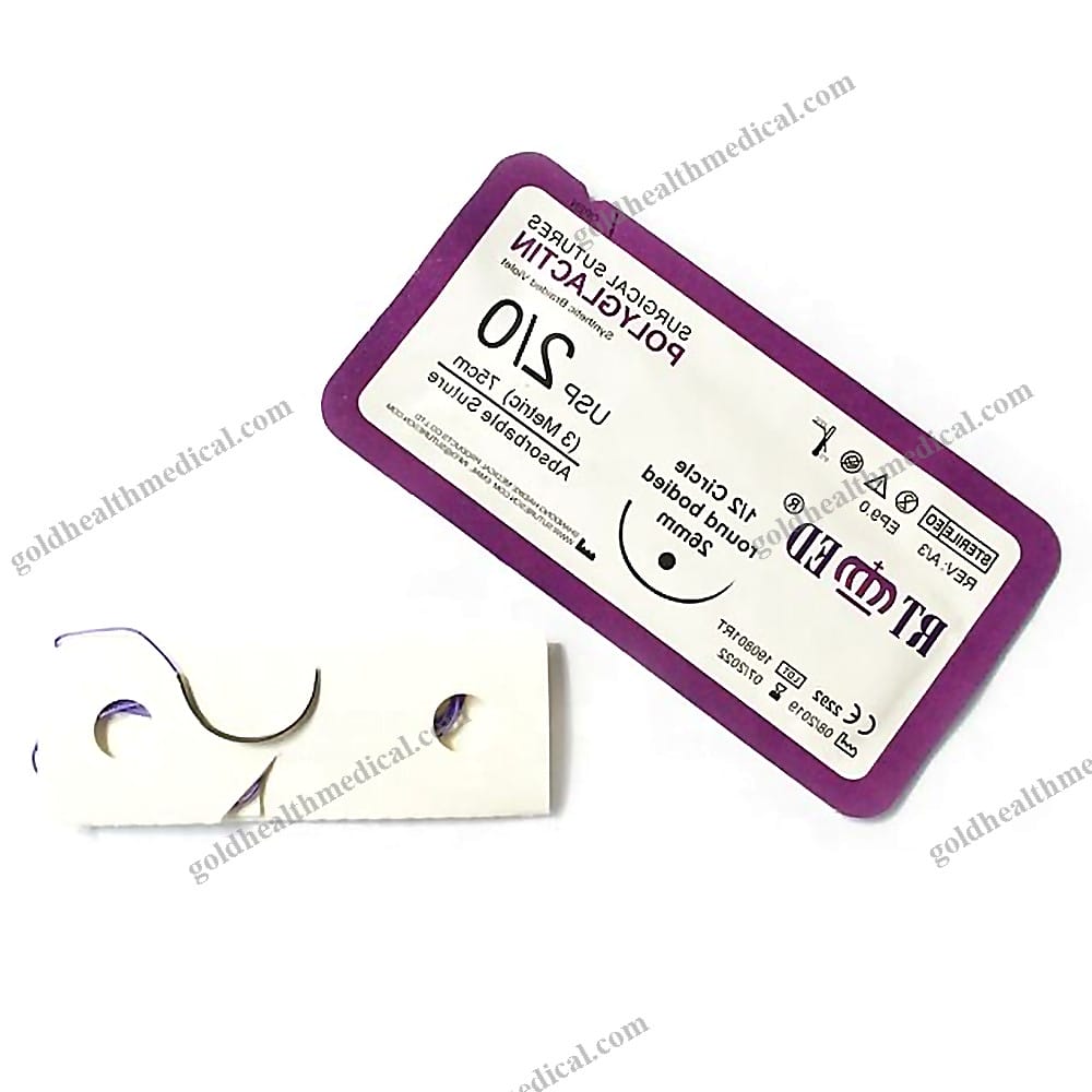 Absorbable PGA Surgical Suture with Needle CE ISO Approved