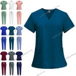 Custom Unisex Medical Scrubs Uniform Sets for Nurses and Healthcare Professionals