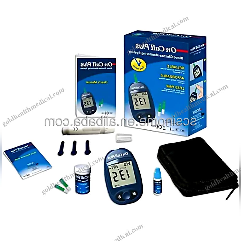 On Call Plus Glucometer Blood Glucose Monitor for Home and Professional