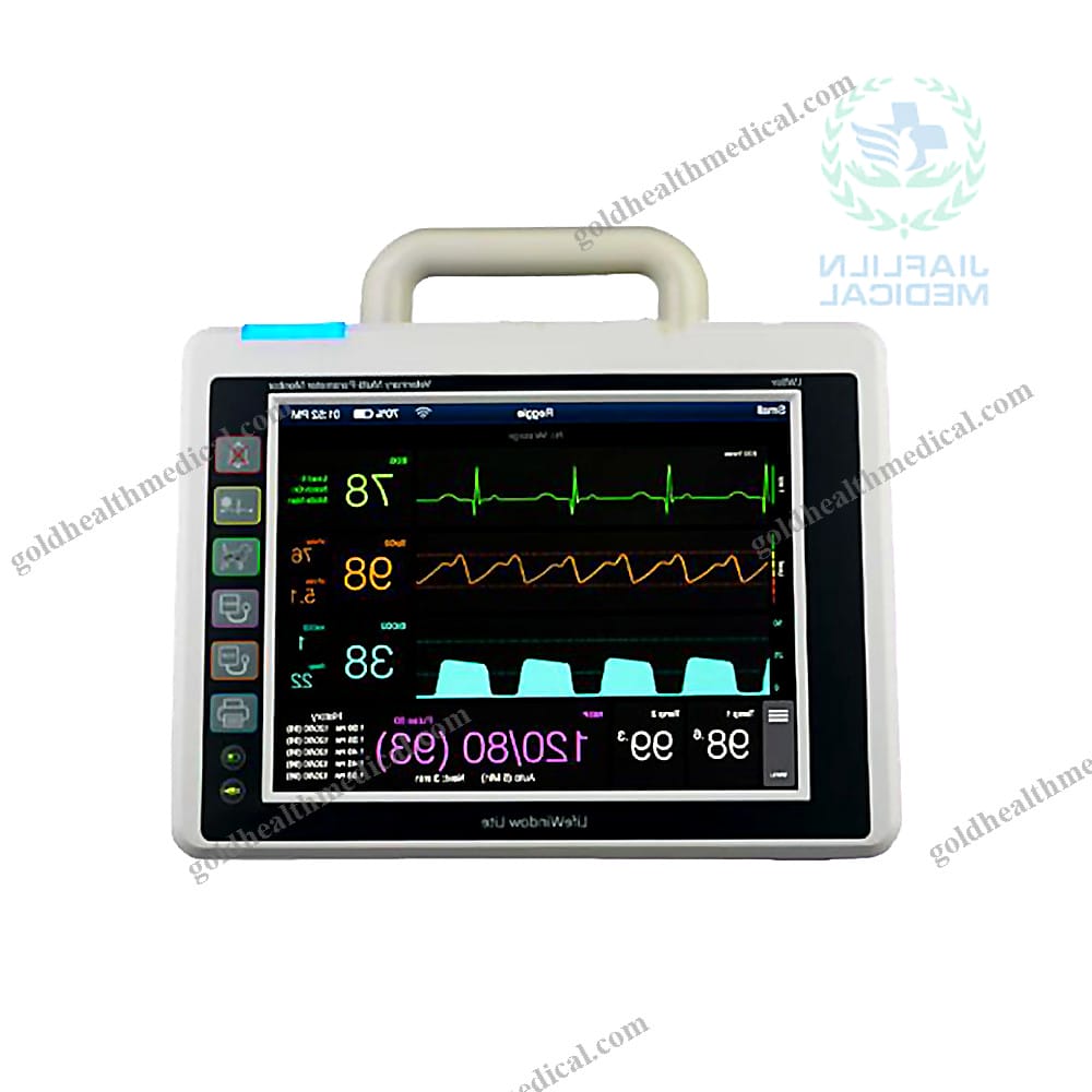 1601215215551_1 Portable Veterinary MultiParameter Monitor ECG LCD Vital Signs Equipment - Image 1