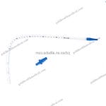 Curved Thoracic Drainage Catheter with Trocar