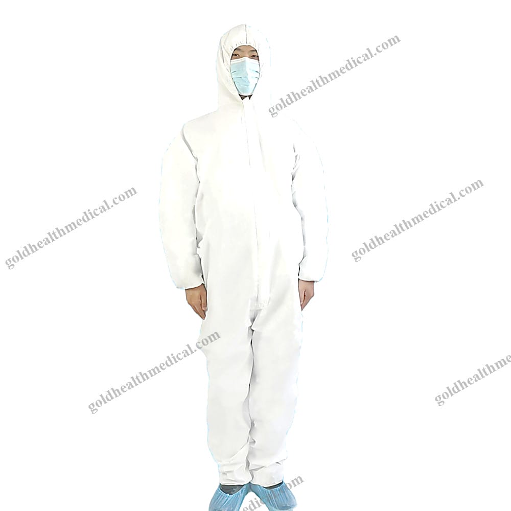 CE Certified Liquid Particle Protection Durable Medical Coveralls