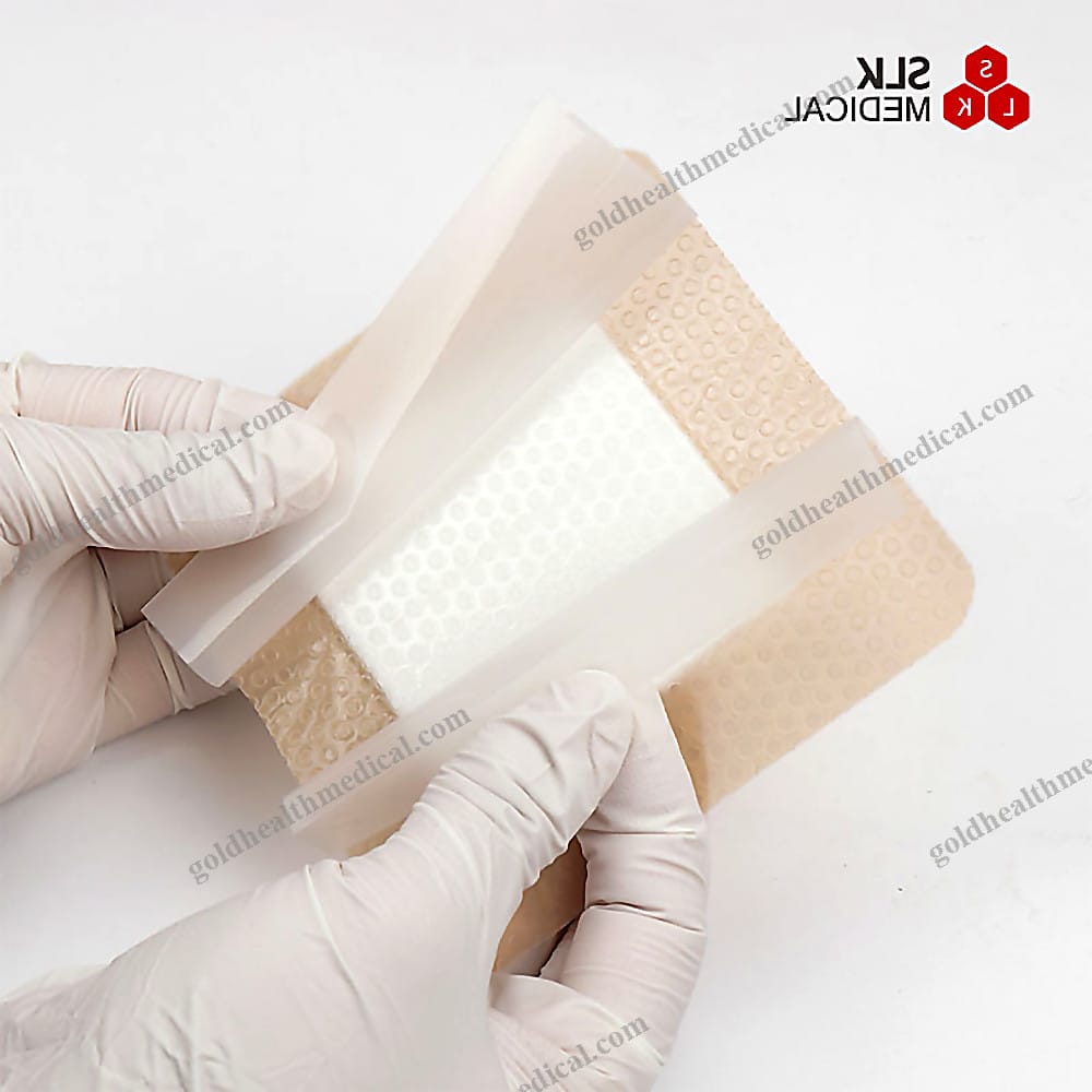 Alexer Silicone Foam Dressing with Border for Pressure Sore Management