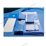 Universal Surgical Pack with Side Drape  Instrument Table Cover
