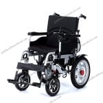 Portable Electric Wheelchair With Handbrake And Pedal Folding Hand Push Sco