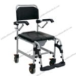 Multifunctional Foldable Aluminum Commode Wheelchair with Adjustable Features and