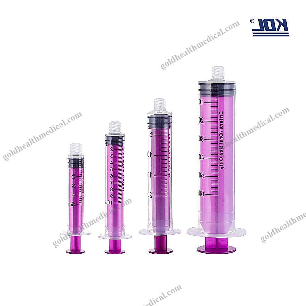 KDL CE ISO Approved HighQuality Disposable Feeding Syringe with All