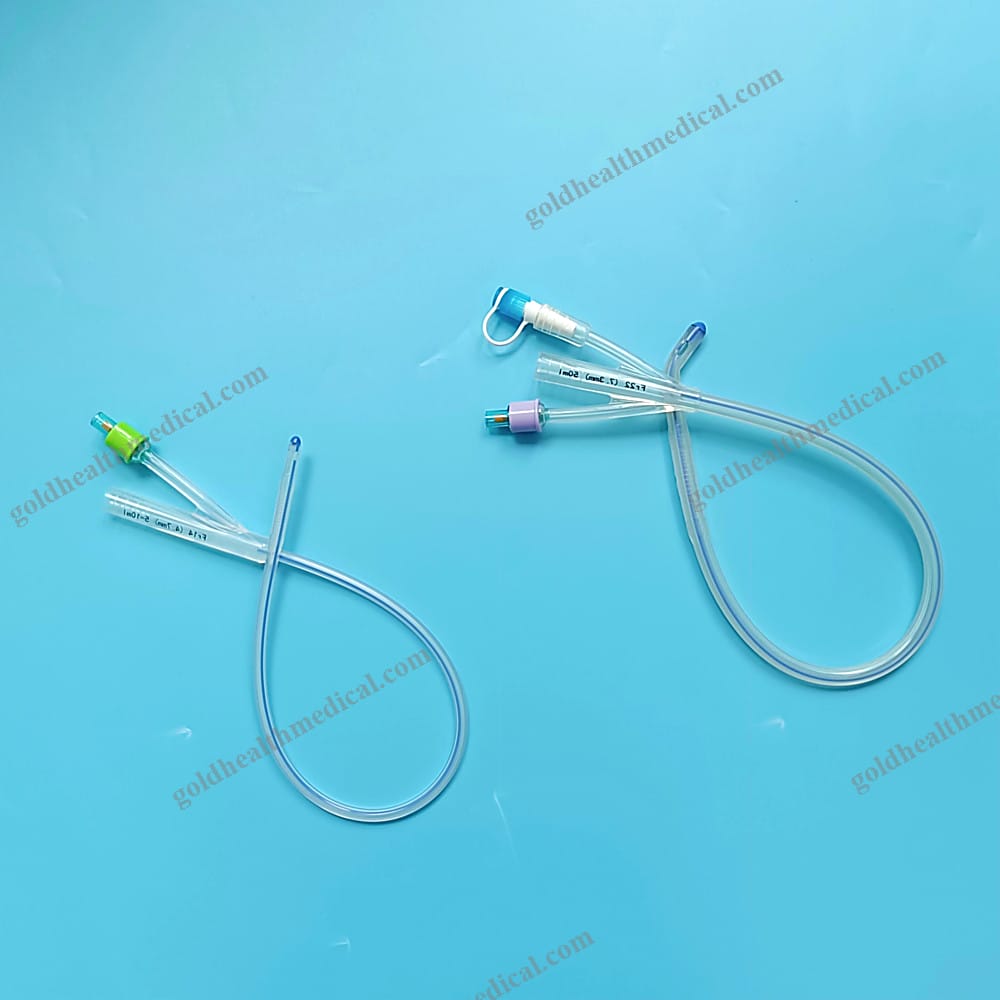 Silicone Foley Catheter with Balloon FR14FR2