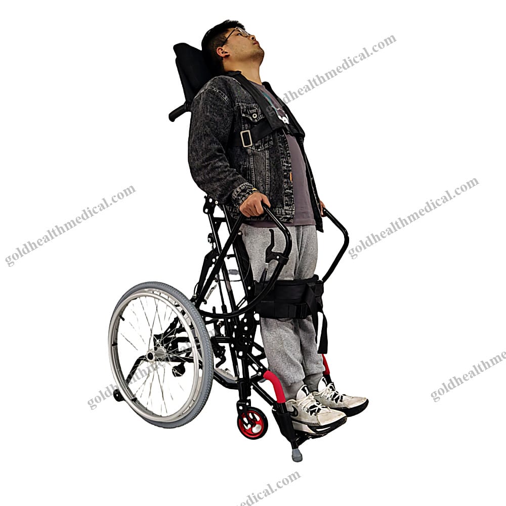 Lightweight Sporty Standing Wheelchair for Disabled