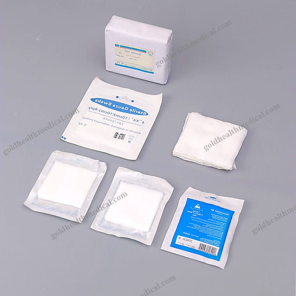 Hemostatic Gauze Swab Pad 4x4 for