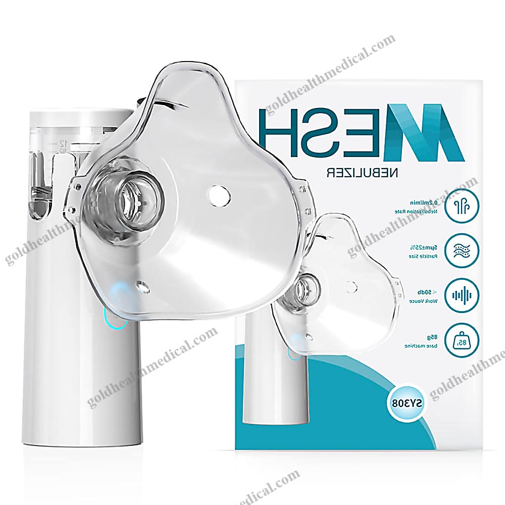 2024 Portable Medical Nebulizer Mini Low Noise Asthma Mesh