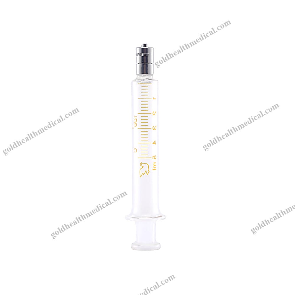 Precision 5ml Glass Microliter Syringe with Metal Tip