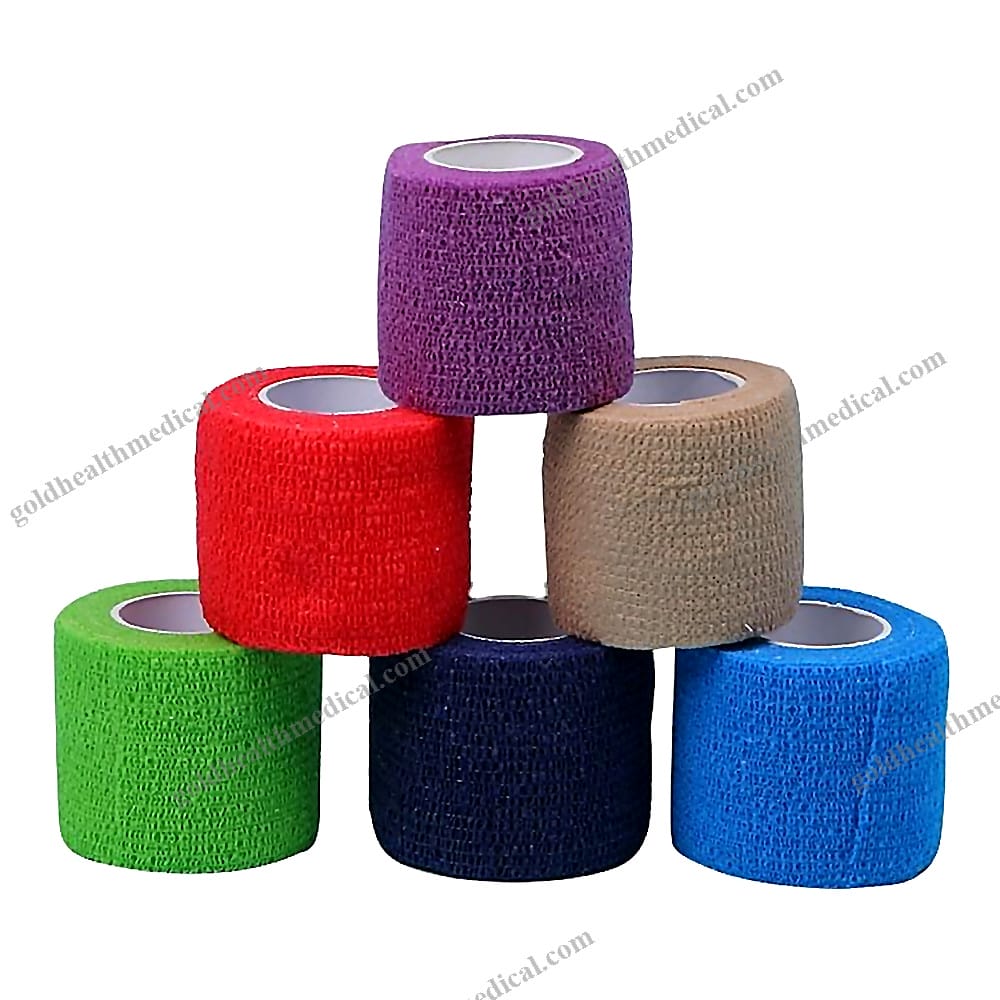 Custom Elastic Sport Wrap Bandage Self Adhesive Athletic Bandage