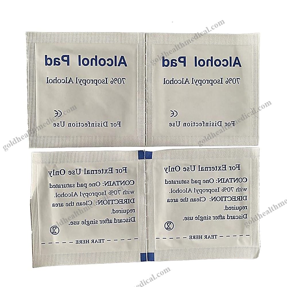 Custom 70 Isopropyl Alcohol Prep Pads