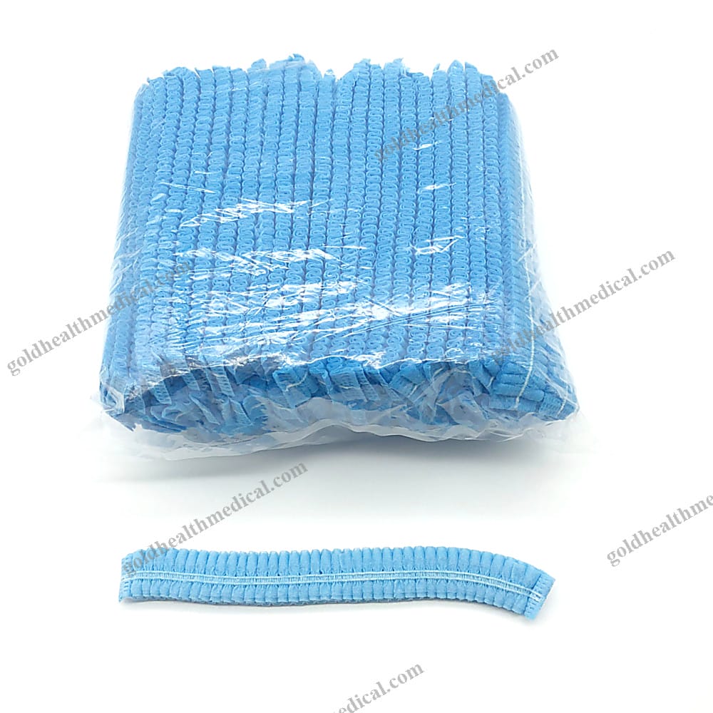 Disposable Nonwoven Bouffant Cap with Elastic Clip