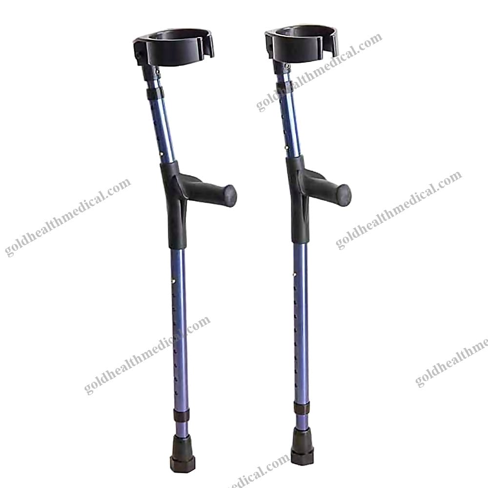 Adjustable Stainless Steel Axillary Crutches