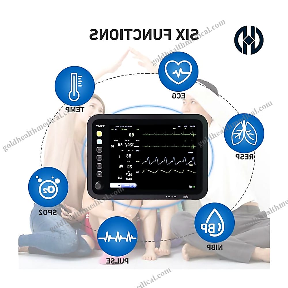 121 Touch Screen MultiPatient Vital Signs Monitor for Hospitals