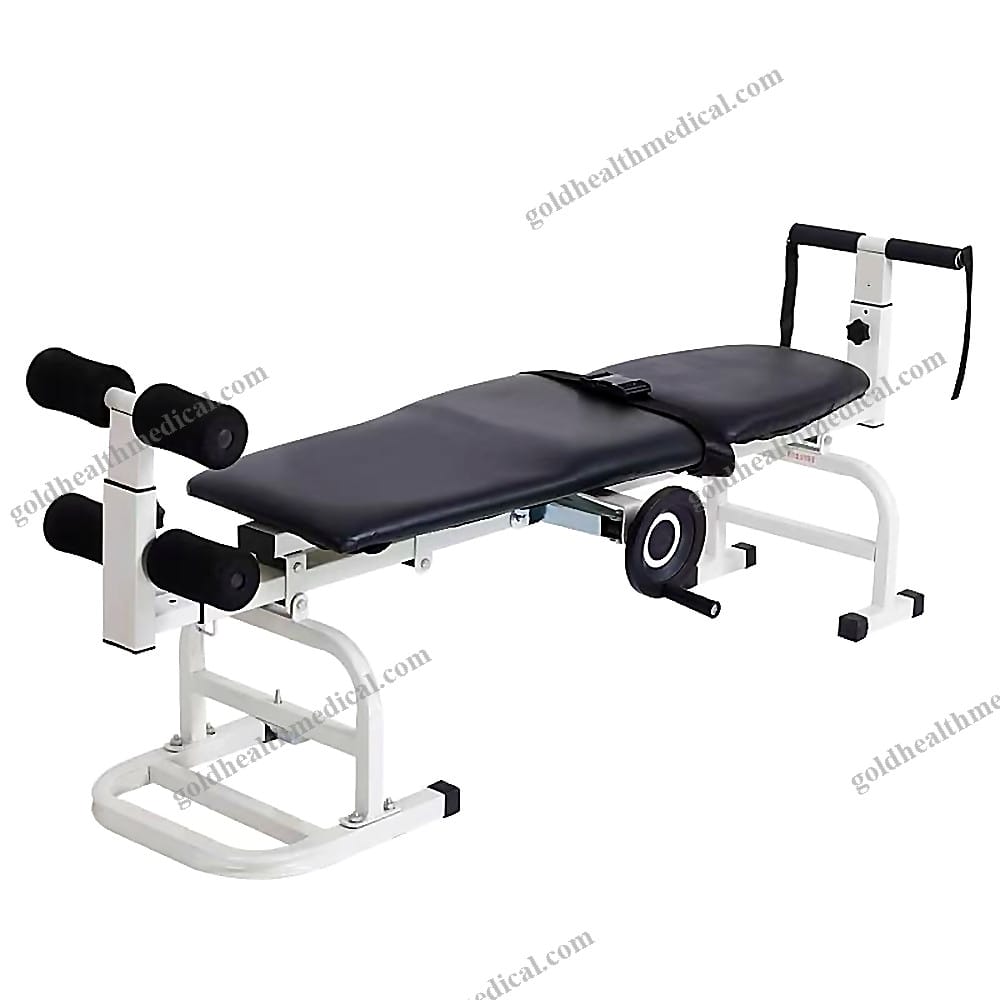 Sturdy Traction Bed for Lumbar Cervical Spine Rehabilitation
