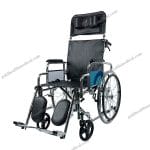 Durable Steel Wheelchair with 90180 Re
