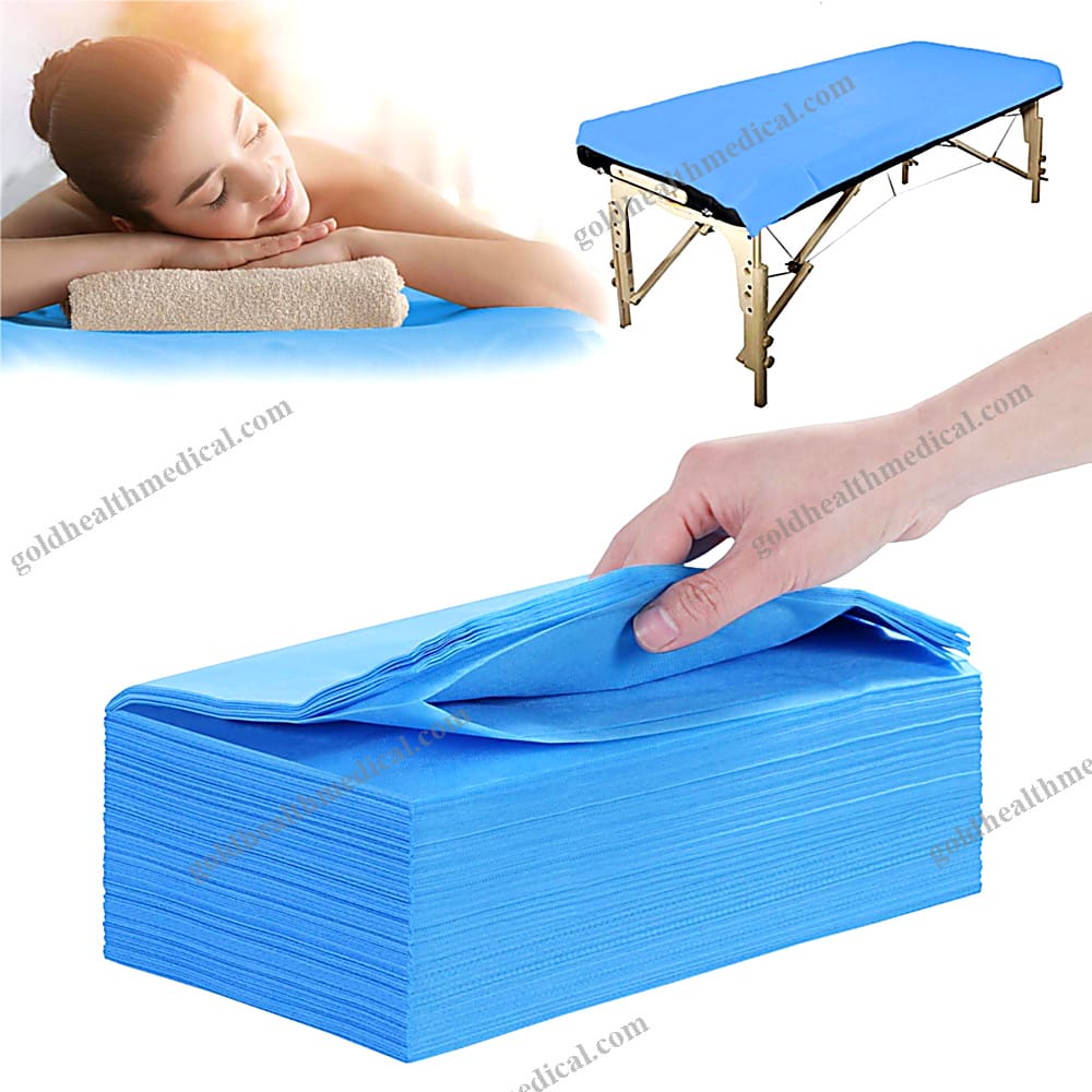 Medical Waterproof Disposable Bed Sheets 80x180cm for Massage