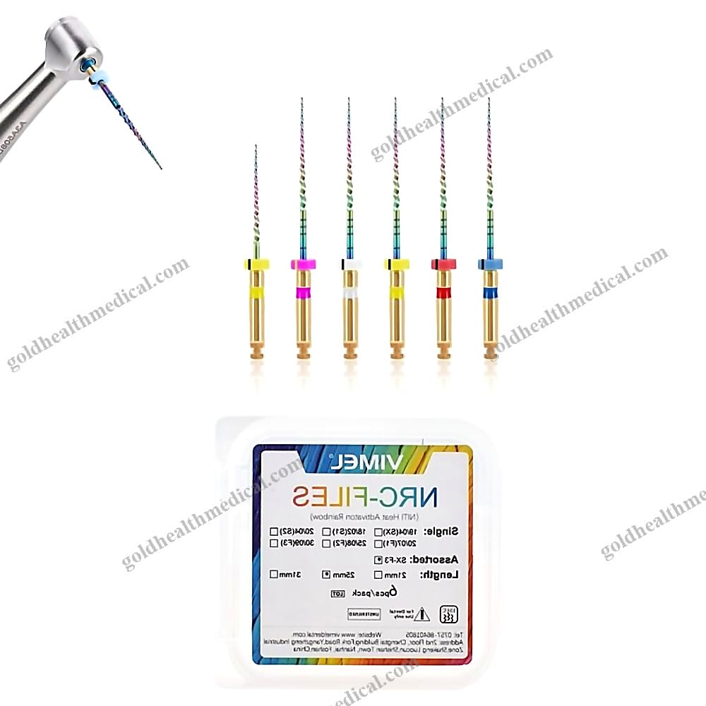 NRCFILES HeatActivated NiTi Endodontic Rotary Files for